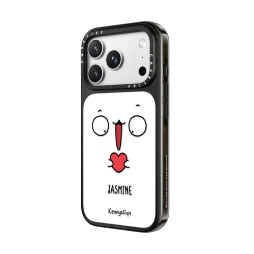 Custom Bread Face Case | iPhone 18 Pro Max / Impact Case MagSafe Compatible - Glossy / Glossy Black | Image 2