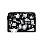 MEOW! MEOW! MEOW! | Small (13") / Impact Laptop Sleeve / Multicolor | Image 1