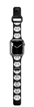 HEADS OF CATS | Apple Watch Series 7-9 (45mm) / Impact Band / Black | Image 1