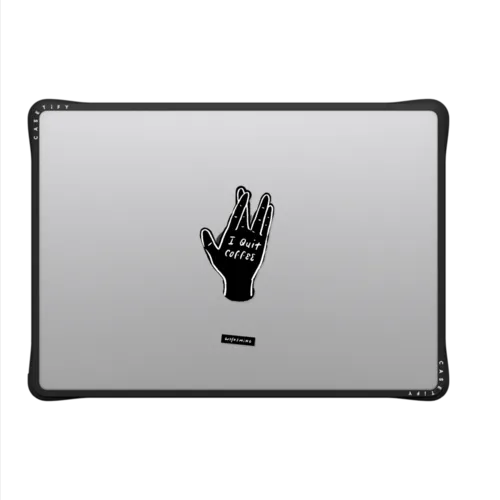 QUIT COFFEE | MacBook Pro 14-inch (M1 - M5) / MacBook Impact Case / Black | Image 2