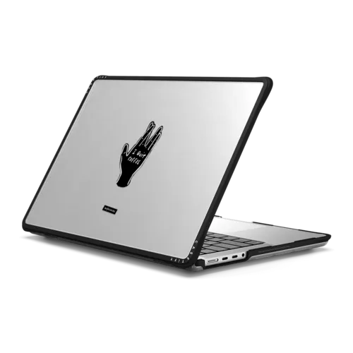 QUIT COFFEE | MacBook Pro 14-inch (M1 - M5) / MacBook Impact Case / Black | Image 1