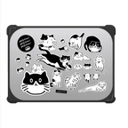 MEOW! MEOW! MEOW! | MacBook Pro 14-inch (M1 - M5) / MacBook Bounce Case / Black | Image 2