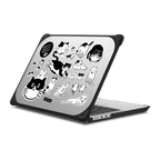 MEOW! MEOW! MEOW! | MacBook Pro 14-inch (M1 - M5) / MacBook Bounce Case / Black | Image 1