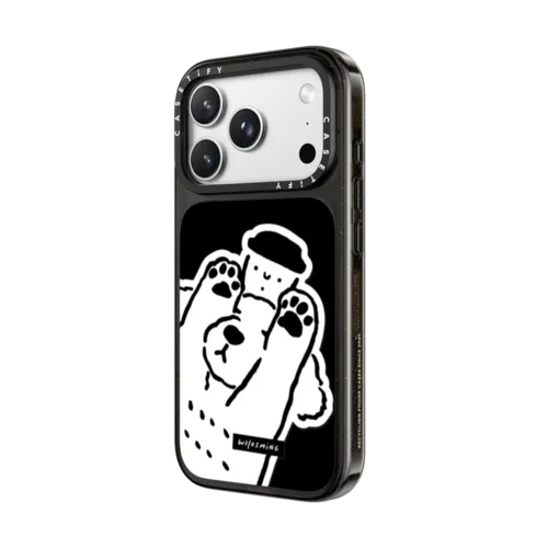 DOG LOVES COFFEE | iPhone 18 Pro Max / Impact Case MagSafe Compatible - Glossy / Glossy Black | Image 2