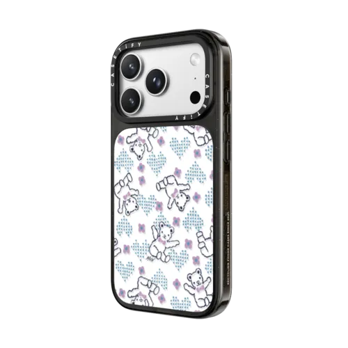 TEDDY HEART | iPhone 18 Pro Max / Impact Case MagSafe Compatible - Glossy / Glossy Black | Image 2