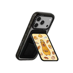 Capybara HK Bread | Snappy Cardholder Stand / Snappy Cardholder Stand MagSafe Compatible / Black | Image 3