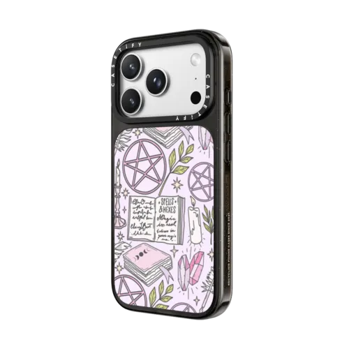 Witch Grimoire | iPhone 18 Pro Max / Impact Case MagSafe Compatible - Glossy / Glossy Black | Image 2