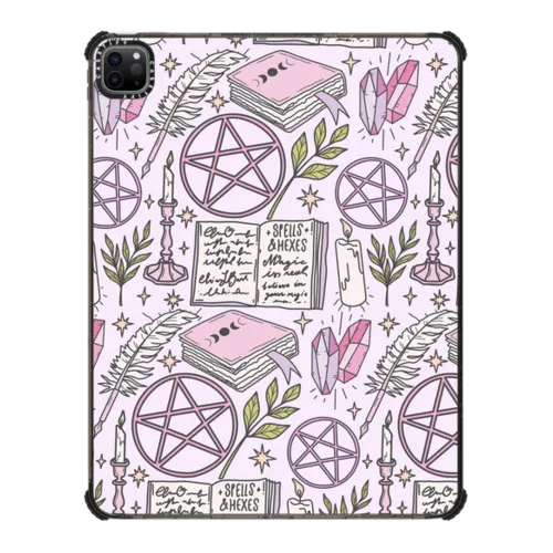 Witch Grimoire | iPad Pro 12.9-inch (5th/6th gen) / iPad Impact Case / Black | Image 1