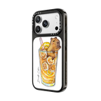 Capybara Lemon Tea | iPhone 18 Pro Max / Impact Case MagSafe Compatible - Glossy / Glossy Black | Image 2