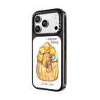Capybara Egg Puff | iPhone 18 Pro Max / Impact Case MagSafe Compatible - Glossy / Glossy Black | Image 2
