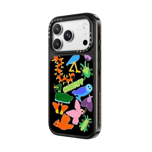 BUGS N' BIRDS | iPhone 18 Pro Max / Impact Case MagSafe Compatible - Glossy / Glossy Black | Image 2