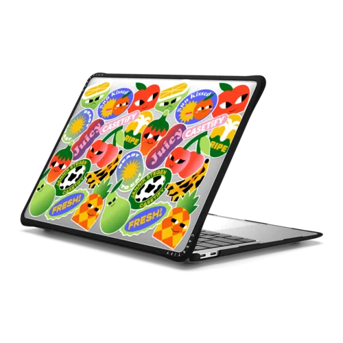 FRUITS | MacBook Air 13-inch (M1 / Intel) / MacBook Impact Case / Black | Image 1