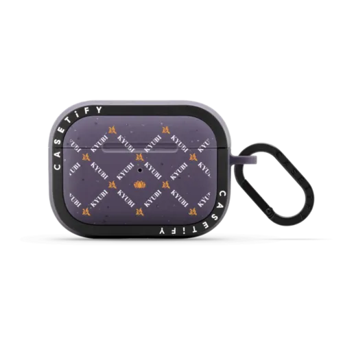 KYUBI Cross | AirPods Pro 2 / Earbuds Bounce Case / Matte Deep Purple | Image 1