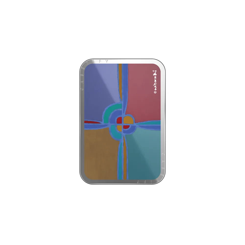Whanki Cross Composition Snappy Cardholder Stand