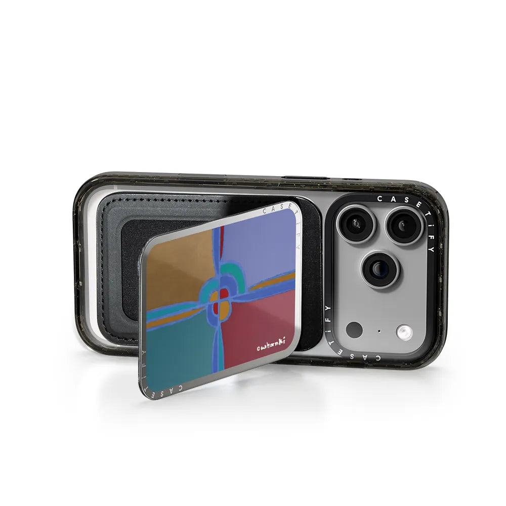 Whanki Cross Composition Snappy Cardholder Stand