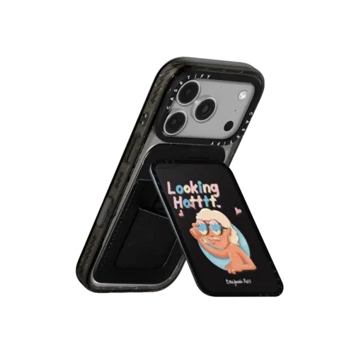 Smitten | Snappy Cardholder Stand / Snappy Cardholder Stand MagSafe Compatible / Black | Image 3