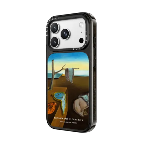The Persistence of Memory (1931) Case | iPhone 18 Pro Max / Impact Case MagSafe Compatible - Glossy / Glossy Black | Image 2