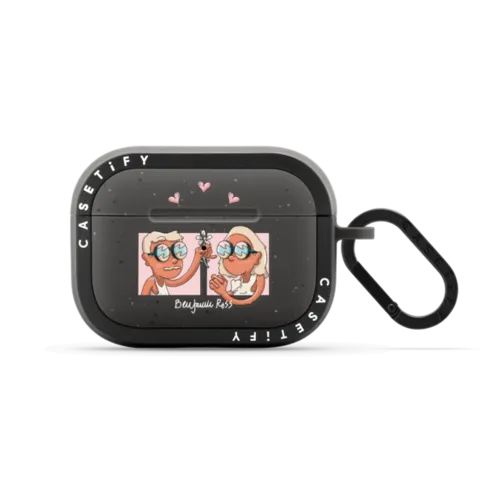 All for Love | AirPods Pro 2 / Earbuds Bounce Case / Matte Charcoal | Image 1