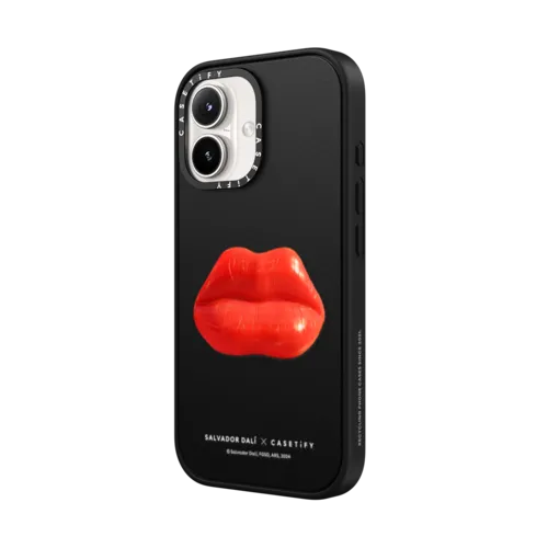 Face of Mae West Which can be used as a Surrealist Apartment (c. 1974) Case | iPhone 16 Plus / Impact Case MagSafe Compatible / Matte Black | Image 2