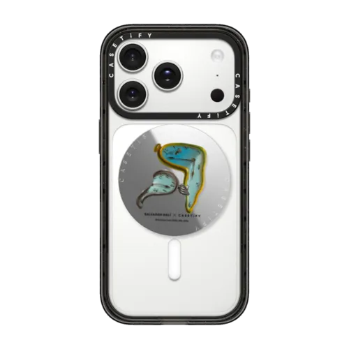 The Persistence of Memory (1931) 2 Snappy Grip Stand | Snappy Grip Stand / Snappy Mirror Grip Stand MagSafe Compatible / Silver | Image 1