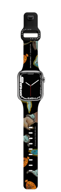 The Persistence of Memory (1931) Watch Band - Black Edition | Apple Watch Series 7-9 (45mm) / Impact Band / Black | Image 1