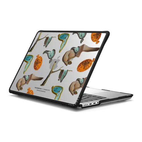 The Persistence of Memory (1931) Laptop Case | MacBook Pro 14-inch (M1 - M5) / MacBook Impact Case / Black | Image 1