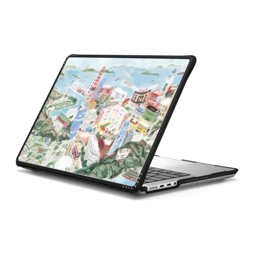 Hong Kong, Kowloon & N.T. | MacBook Pro 14-inch (M1 - M5) / MacBook Impact Case / Black | Image 1