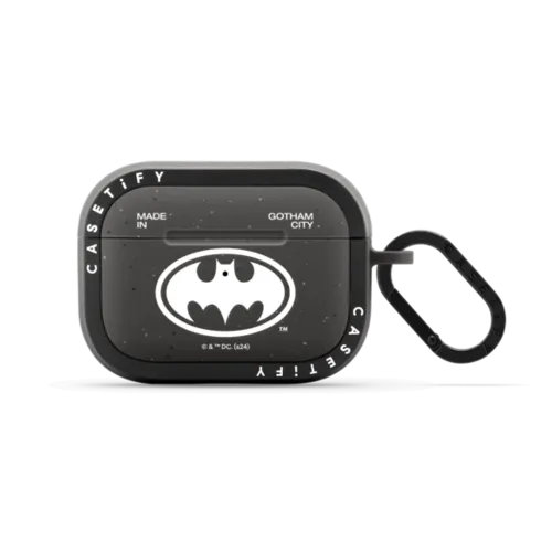 Batman™ Logo Earbuds Case | AirPods Pro 2 / Earbuds Bounce Case / Matte Charcoal | Image 1