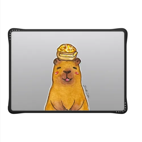 Capybara HK Bread | MacBook Pro 14-inch (M1 - M5) / MacBook Impact Case / Black | Image 2