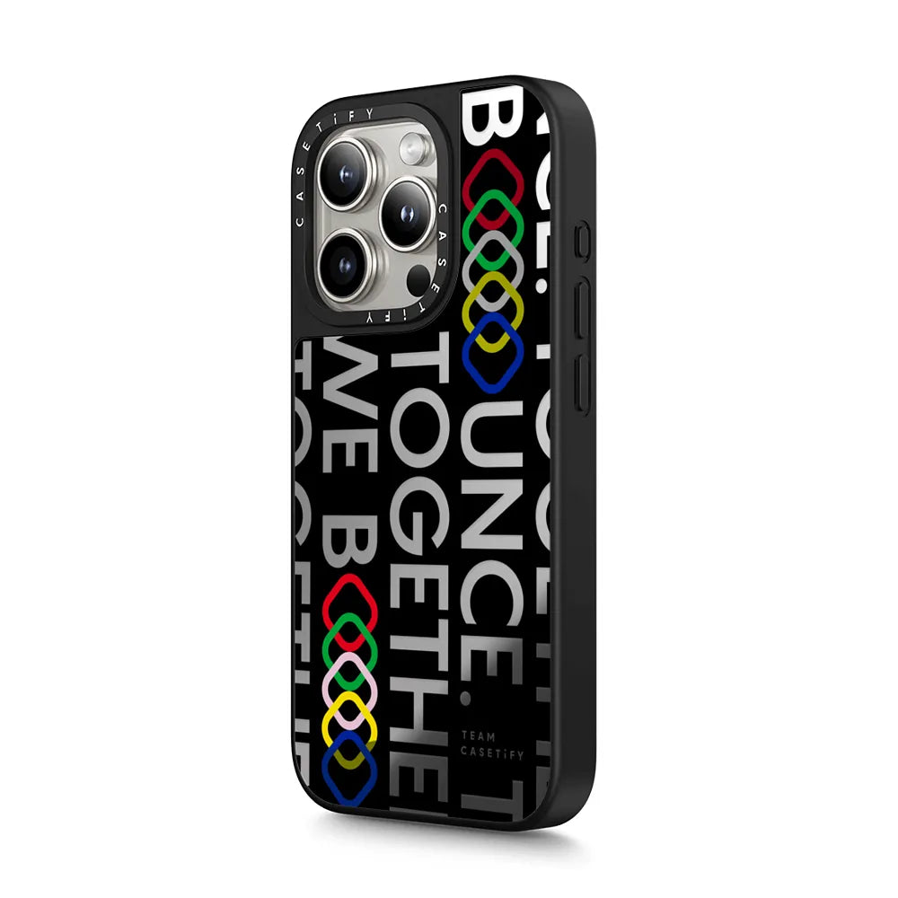 Team CASETiFY Slogan Case- Black