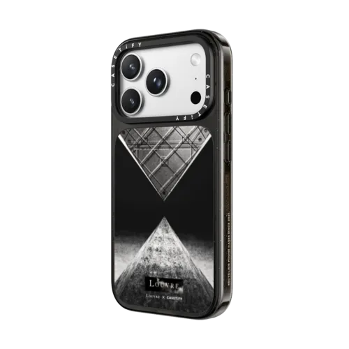 Pyramide du Louvre inversee Case | iPhone 18 Pro Max / Impact Case MagSafe Compatible - Glossy / Glossy Black | Image 2