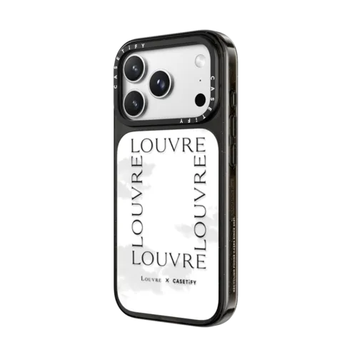 Louvre nuage monochromatique Case | iPhone 18 Pro Max / Impact Case MagSafe Compatible - Glossy / Glossy Black | Image 2