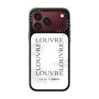 Louvre nuage monochromatique Case | iPhone 18 Pro Max / Impact Case MagSafe Compatible - Glossy / Glossy Black | Image 1