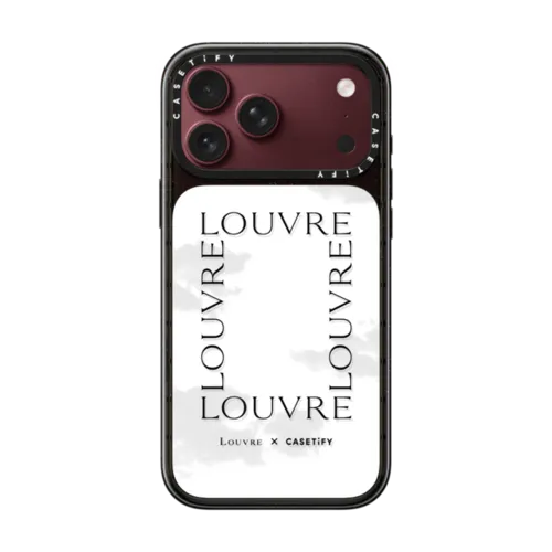 Louvre nuage monochromatique Case | iPhone 18 Pro Max / Impact Case MagSafe Compatible - Glossy / Glossy Black | Image 1