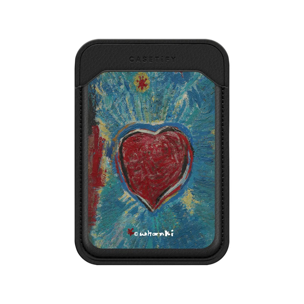 Whanki Sacred Heart Snappy Leather Wallet
