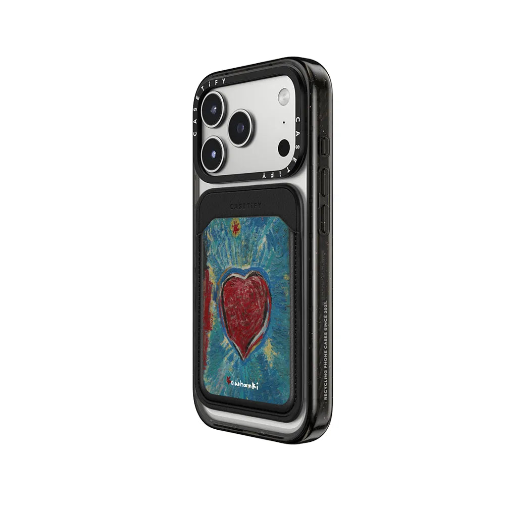 Whanki Sacred Heart Snappy Leather Wallet