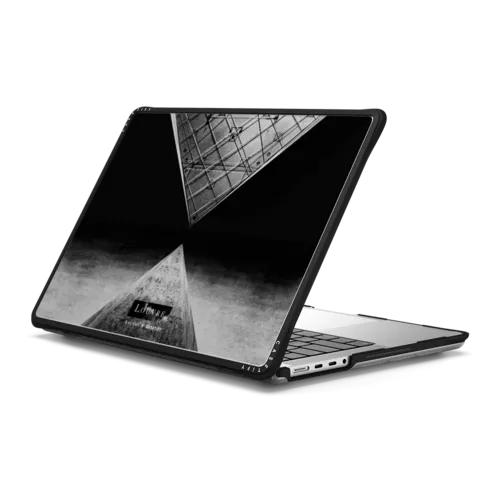 Pyramide inversee Laptop Case | MacBook Pro 14-inch (M1 - M5) / MacBook Impact Case / Black | Image 1