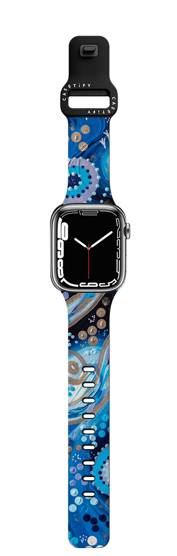 Deep as the Ocean | Apple Watch Series 7-9 (45mm) / Impact Band / Black | Image 1
