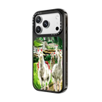 Machu Picchu Llama Party | iPhone 18 Pro Max / Impact Case MagSafe Compatible - Glossy / Glossy Black | Image 2