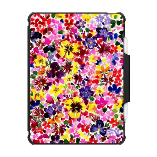 Lima Thinking Flowers | iPad Pro 12.9-inch (5th/6th gen) / iPad Impact Folio Case / Black | Image 1