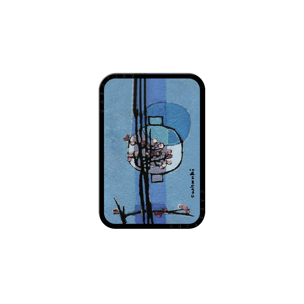 Whanki Moon Jar Snappy Cardholder Stand