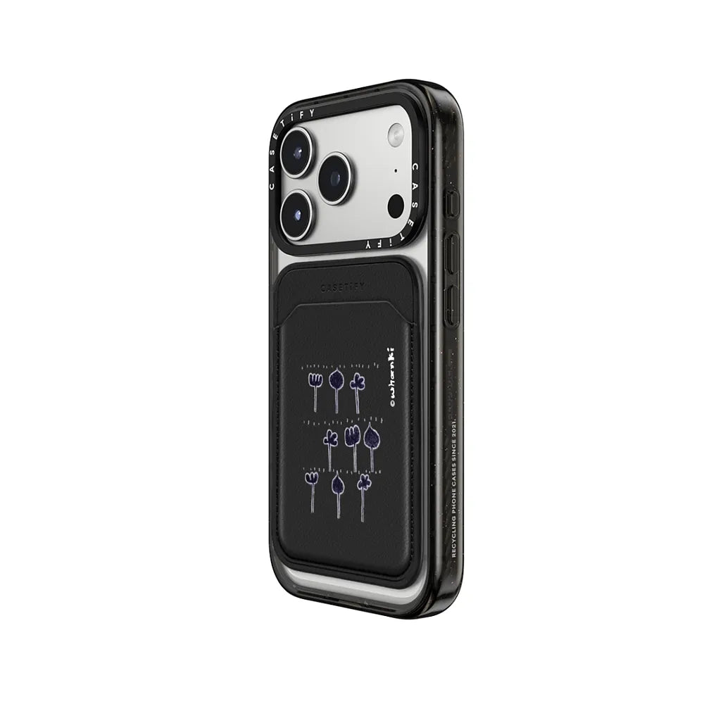 Whanki Drawing Snappy Leather Wallet