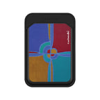 Whanki Cross Composition Snappy Leather Wallet