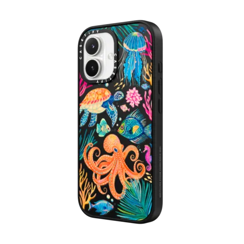 Under the Sea 2 by Grace Andersson | iPhone 17 / Impact Case MagSafe Compatible / Matte Black | Image 2