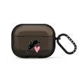 the love bun | AirPods Pro 2 / Earbuds Impact Case / Black | Image 1