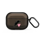 the love bun | AirPods Pro 2 / Earbuds Impact Case / Black | Image 1