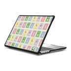 stamp bun collection | MacBook Pro 14-inch (M1 - M5) / MacBook Impact Case / Black | Image 1