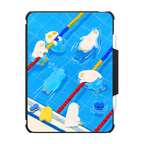POOL time | iPad Pro 11-inch (M4/M5) / iPad Impact Folio Case / Black | Image 1