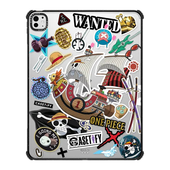 ONE PIECE 25th Straw Hat Crew Sticker Tablet Case | Image 1