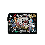 ONE PIECE 25th Straw Hat Crew Sticker Laptop Sleeve | Small (13") / Impact Laptop Sleeve / Multicolor | Image 1